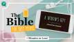 A Widow’s Gift – Jesus Was Amazed – Mark 12 (Vault Series)